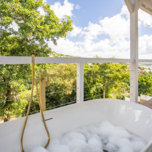 Bain face aux Caraïbes
